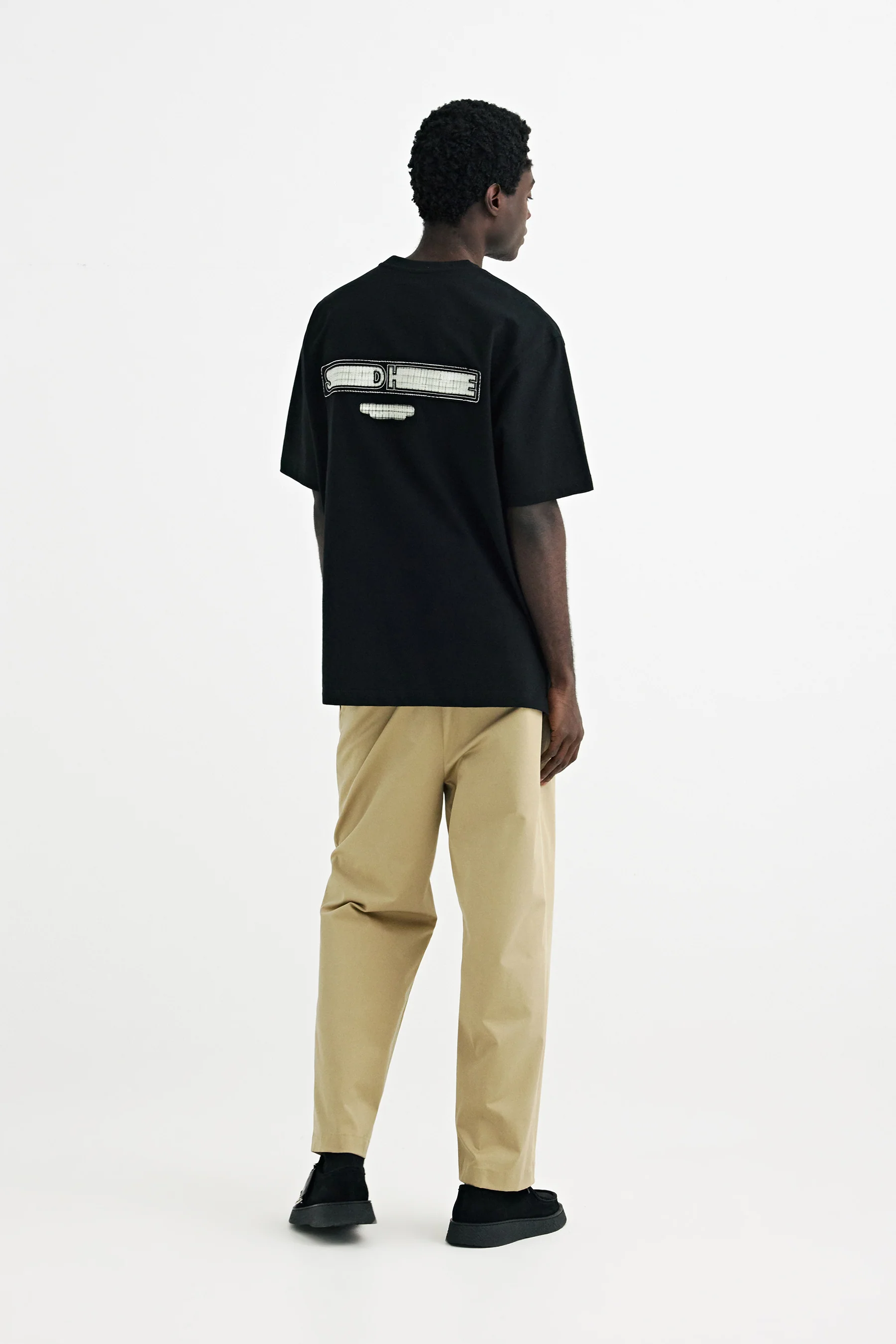 Solid Homme Solid Back Logo SS Tee - Black - Image 2
