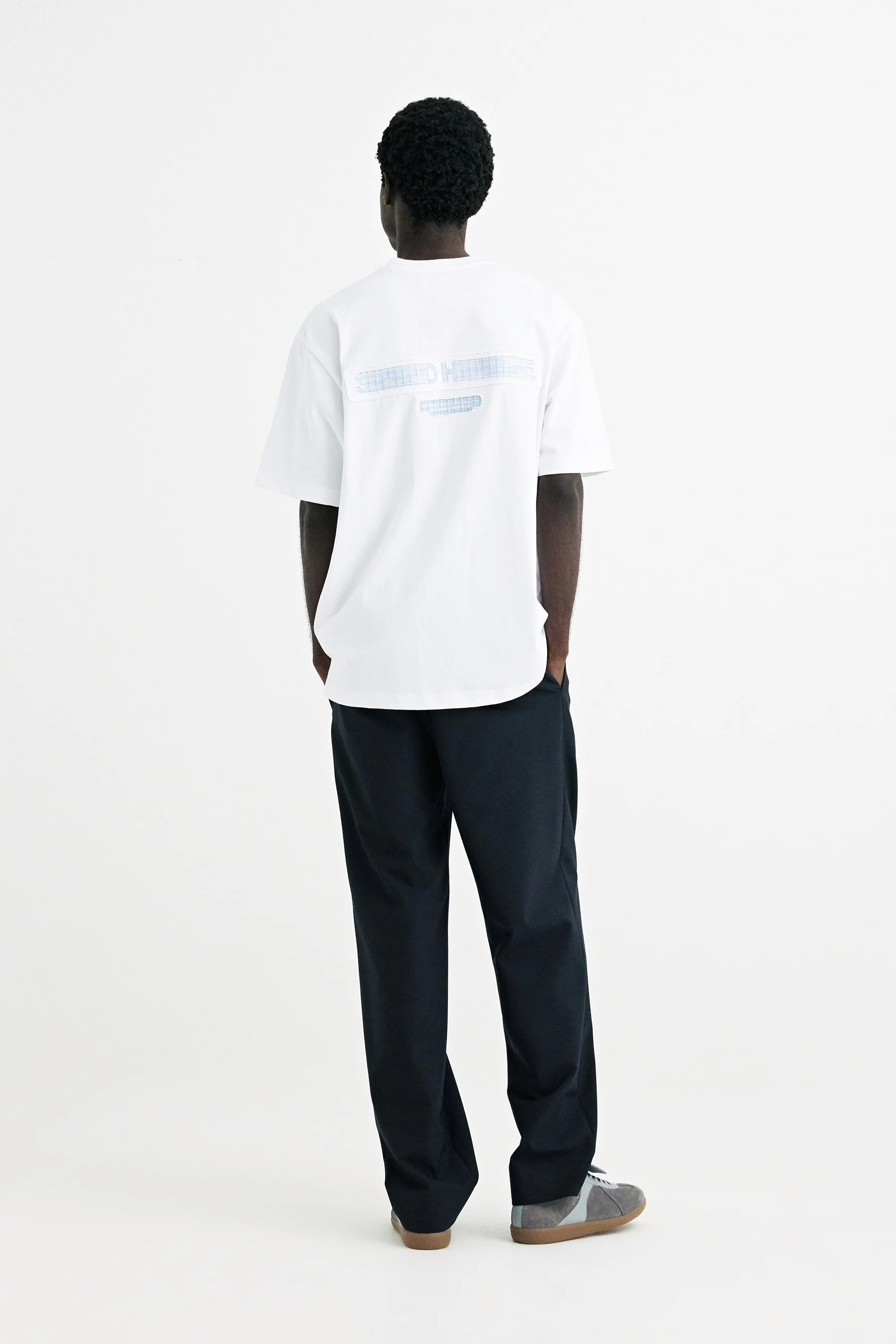 Solid Homme Solid Back Logo SS Tee - White - Image 3