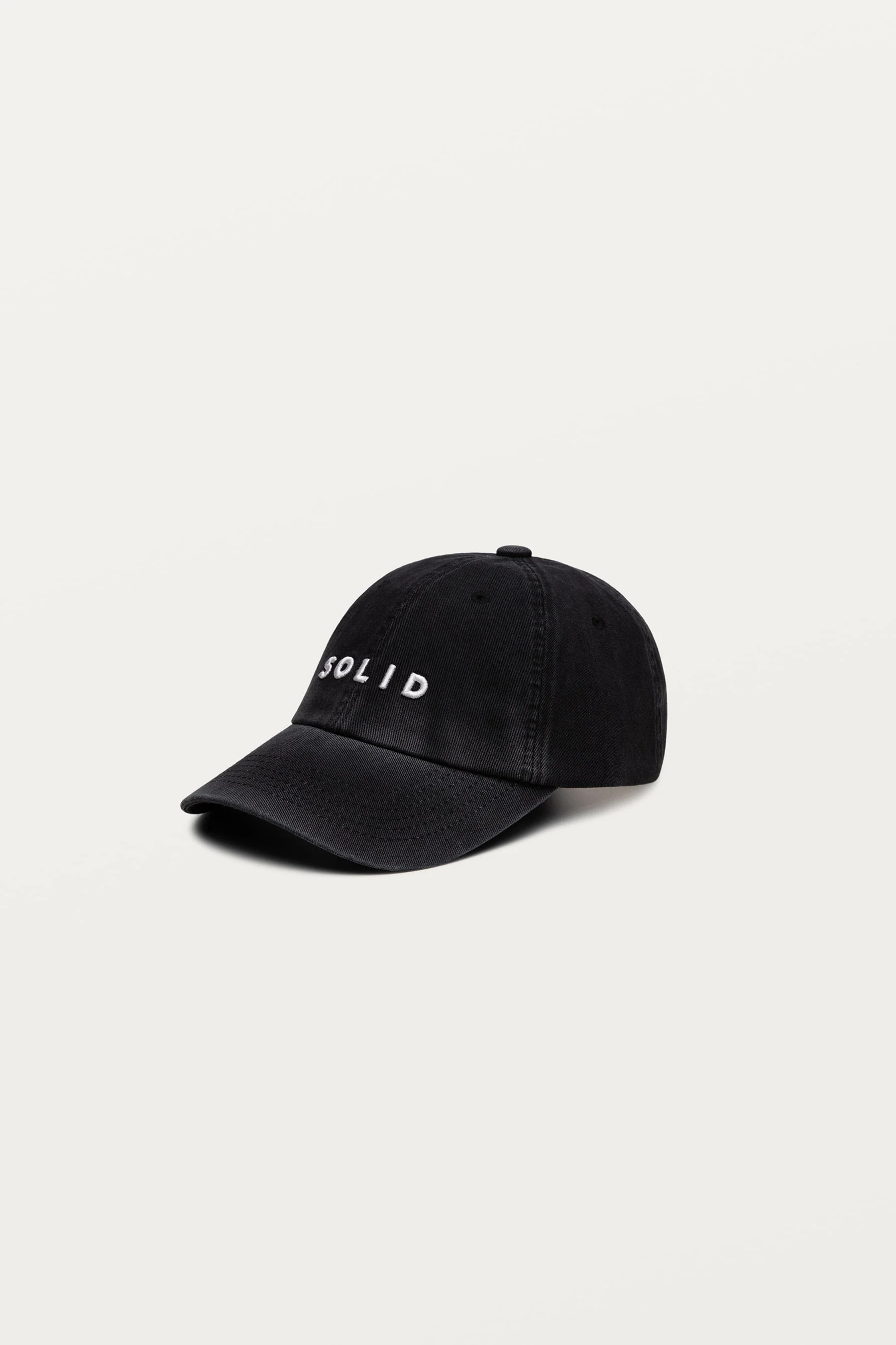 Solid Homme Solid Logo Ball Cap - Black - Image 2