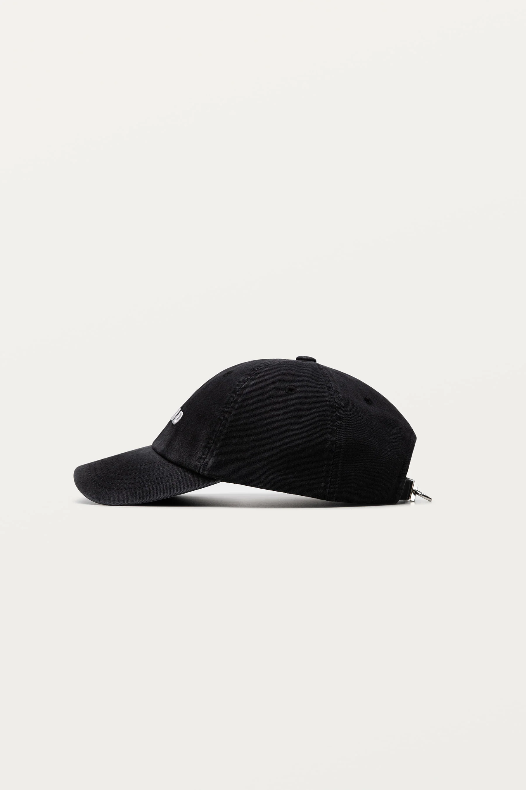 Solid Homme Solid Logo Ball Cap - Black - Image 3