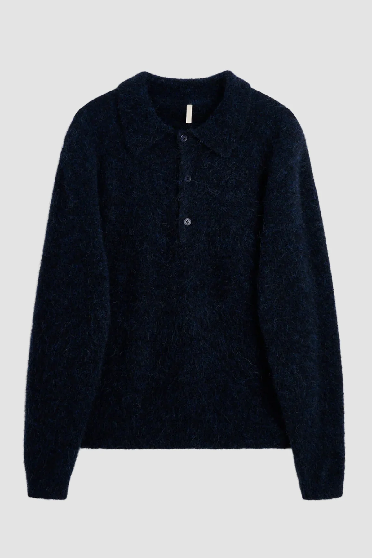 Sunflower Mohair Polo - Navy