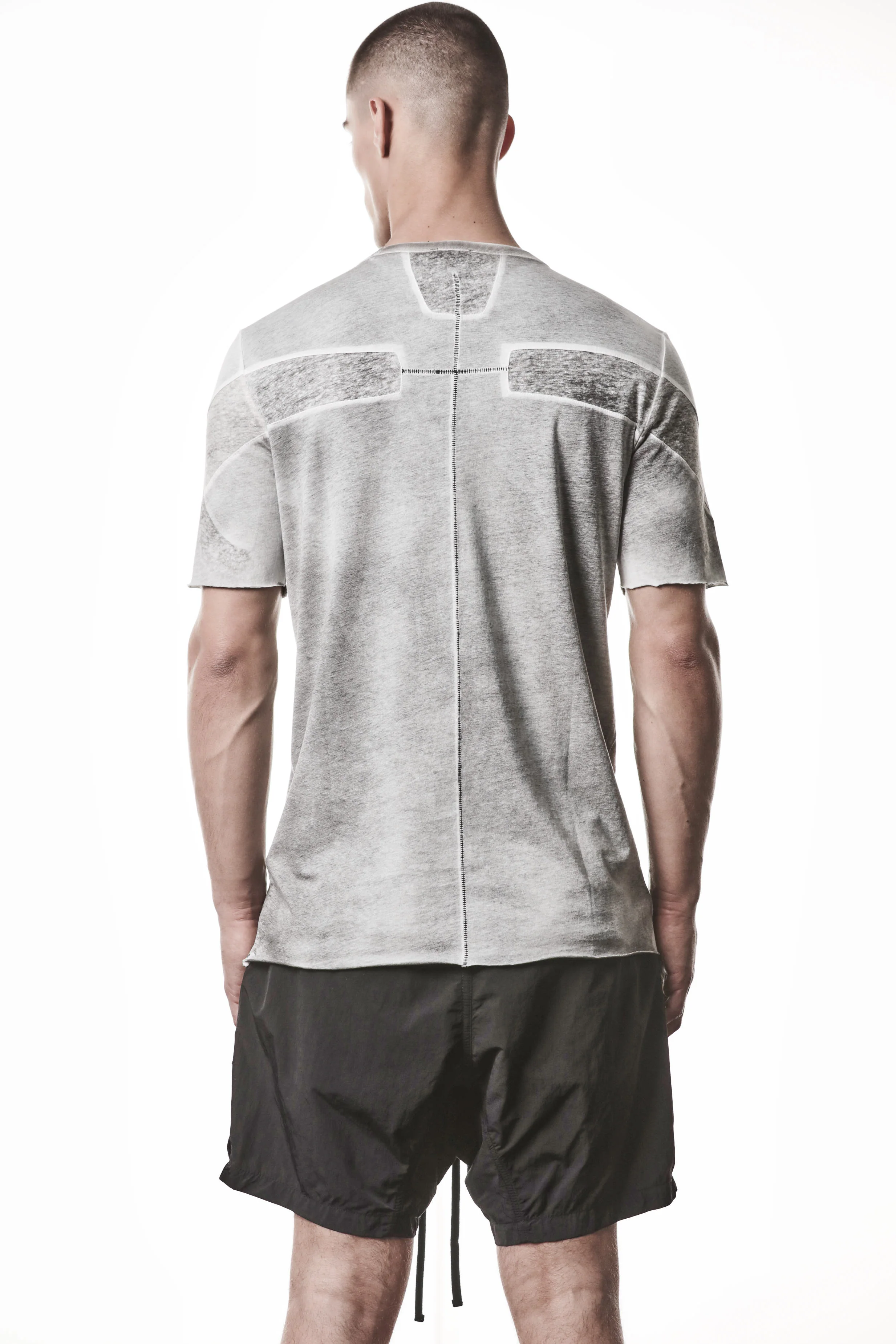 thom/krom M TS 926 Tee - Spray Grey - Image 2