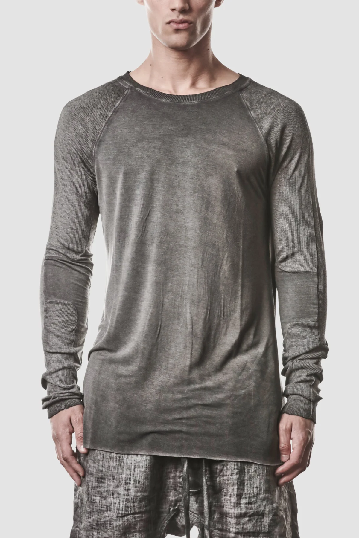 thom/krom M TS 941 Tee - Cold Dye Olive