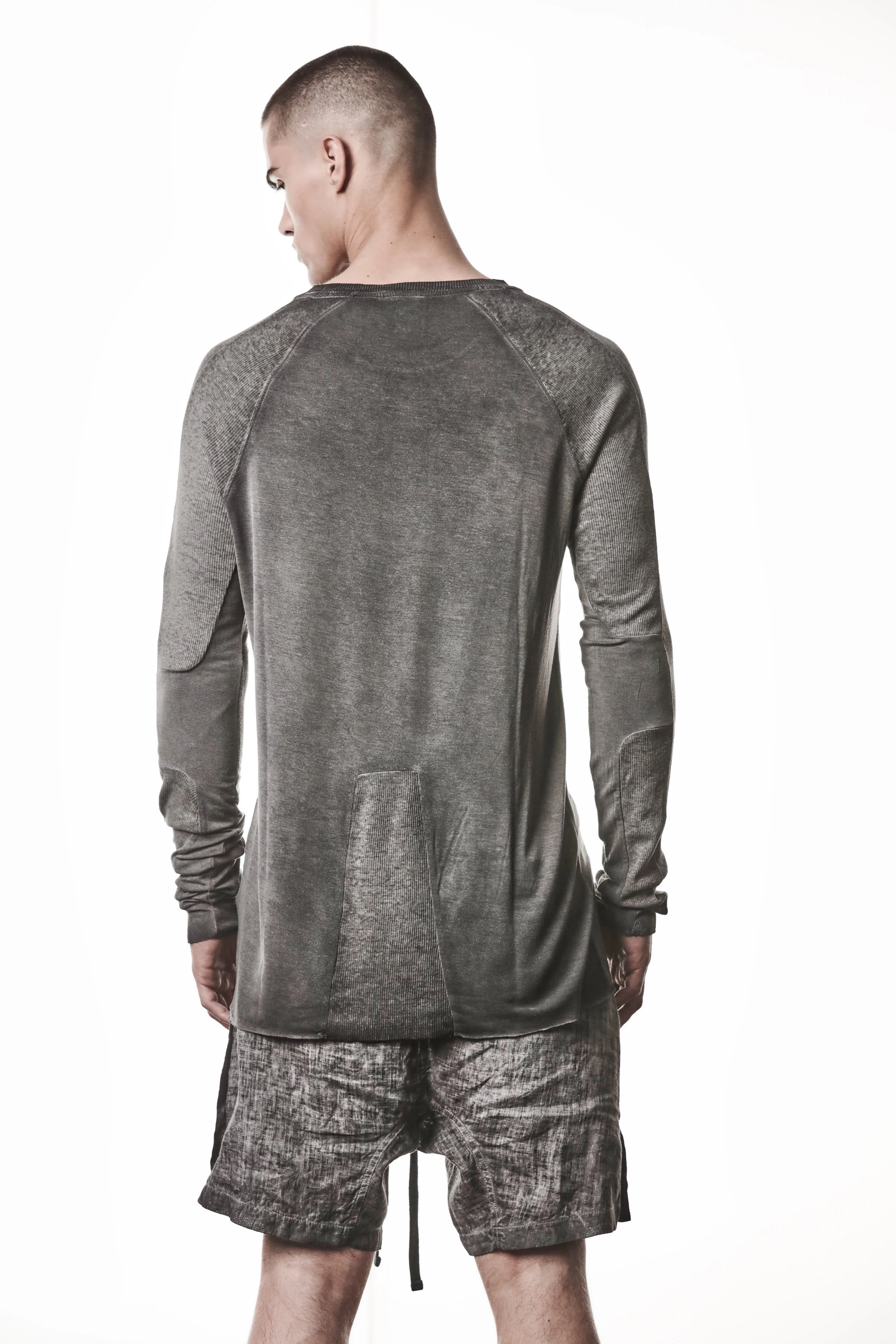 thom/krom M TS 941 Tee - Cold Dye Olive - Image 3