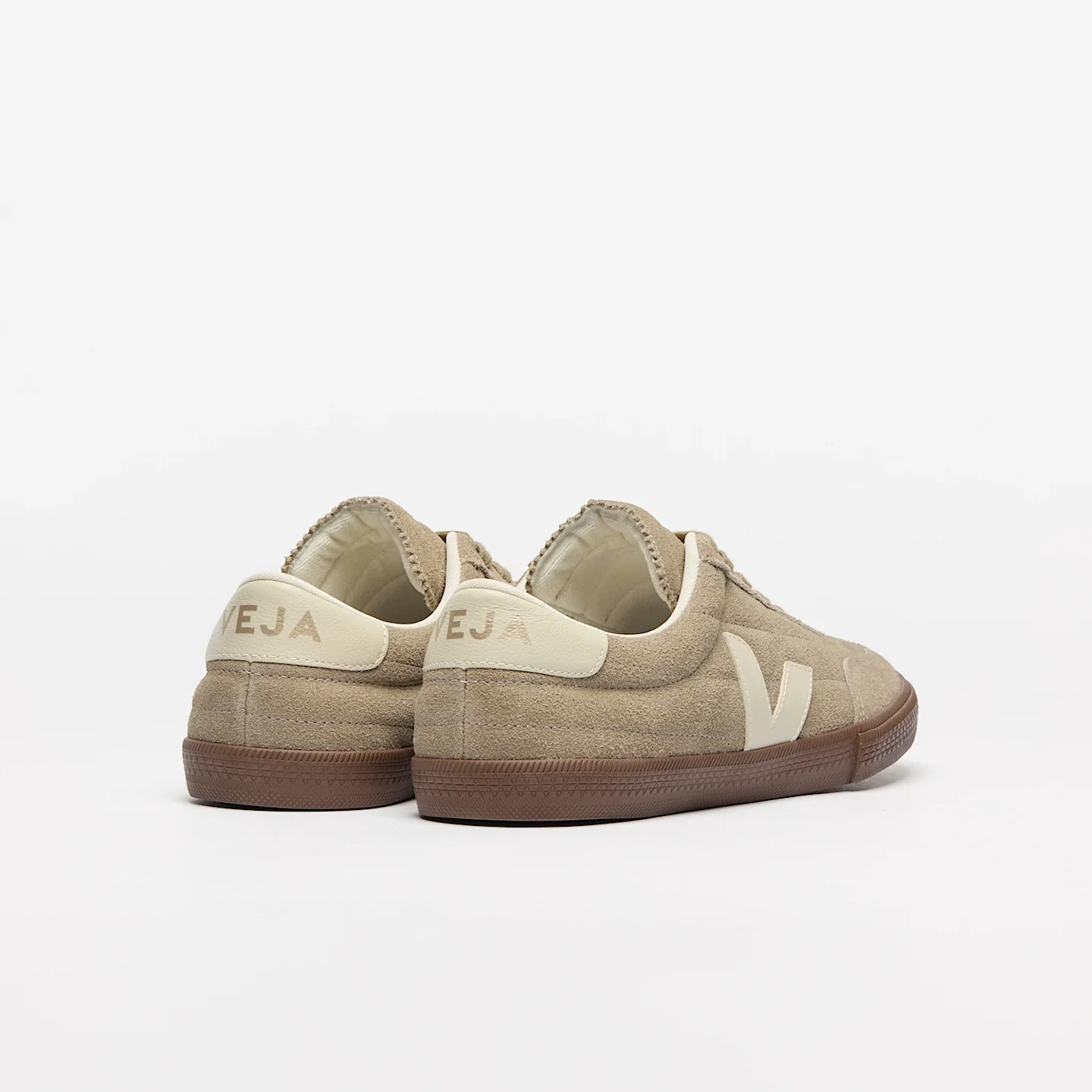 Veja Mens Panenka Suede Sneakers - Taupe/Pierre Bark - Image 3