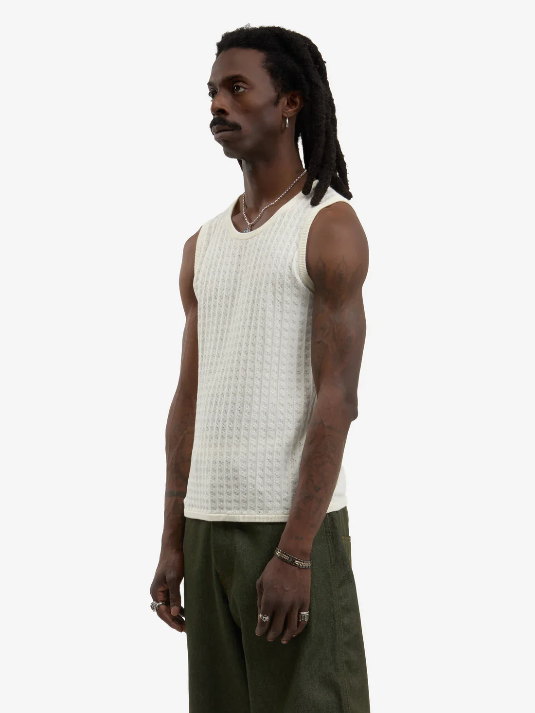 Walk in Paris Knit Tank - Beige - Image 2