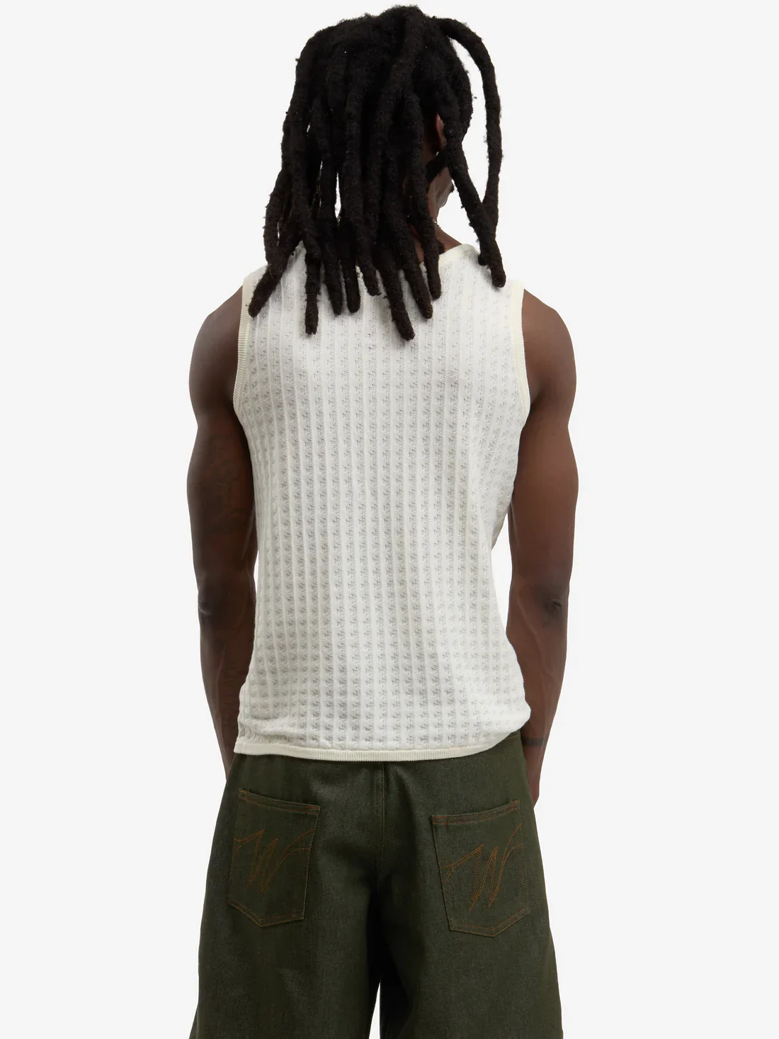 Walk in Paris Knit Tank - Beige - Image 3