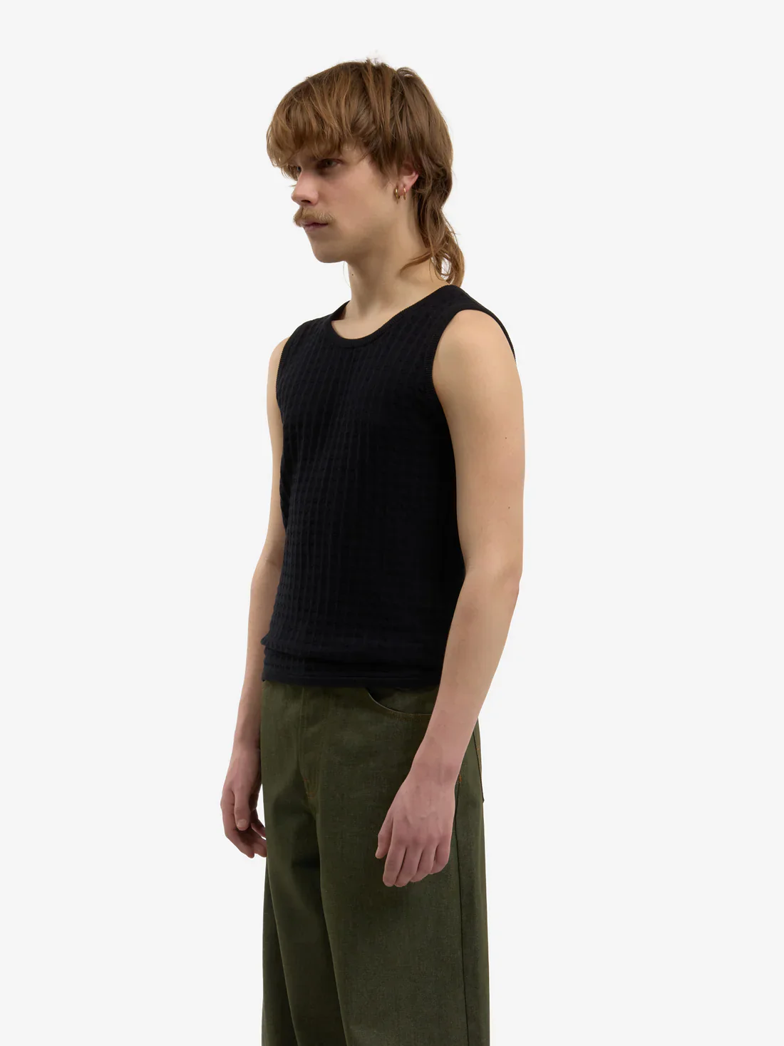 Walk in Paris Knit Tank - Black - Image 2