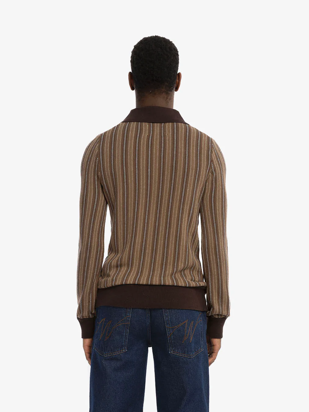 Walk in Paris L/S Knit Sweater - Brown - Image 2
