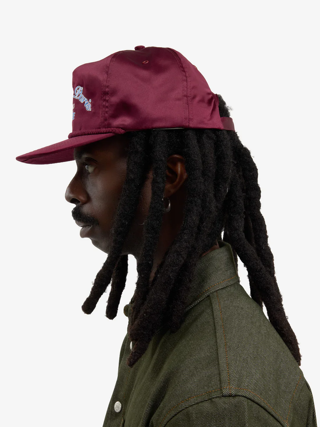Walk in Paris Odyssee Satin Cap - Burgundy - Image 2