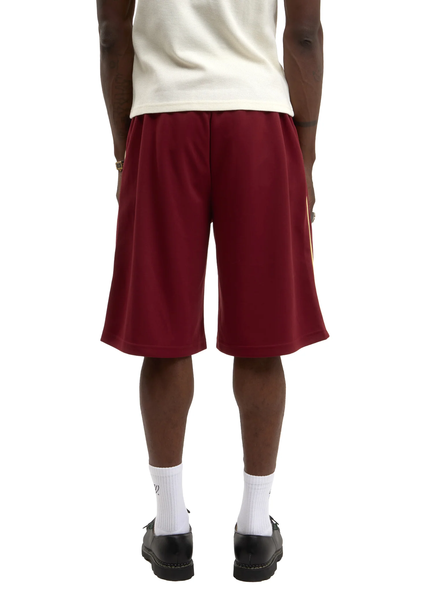 Walk in Paris Signature Jogging Shorts - Burgundy - Image 3