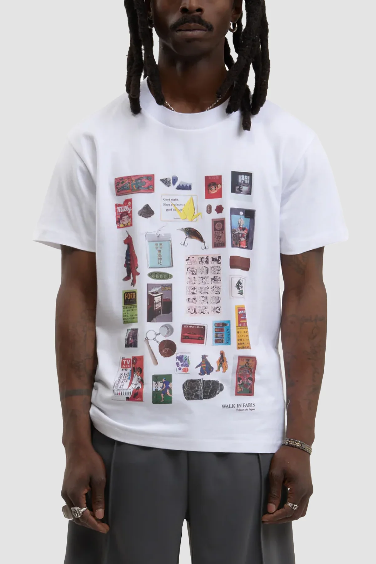 Walk in Paris The Japan Collection Tee - White