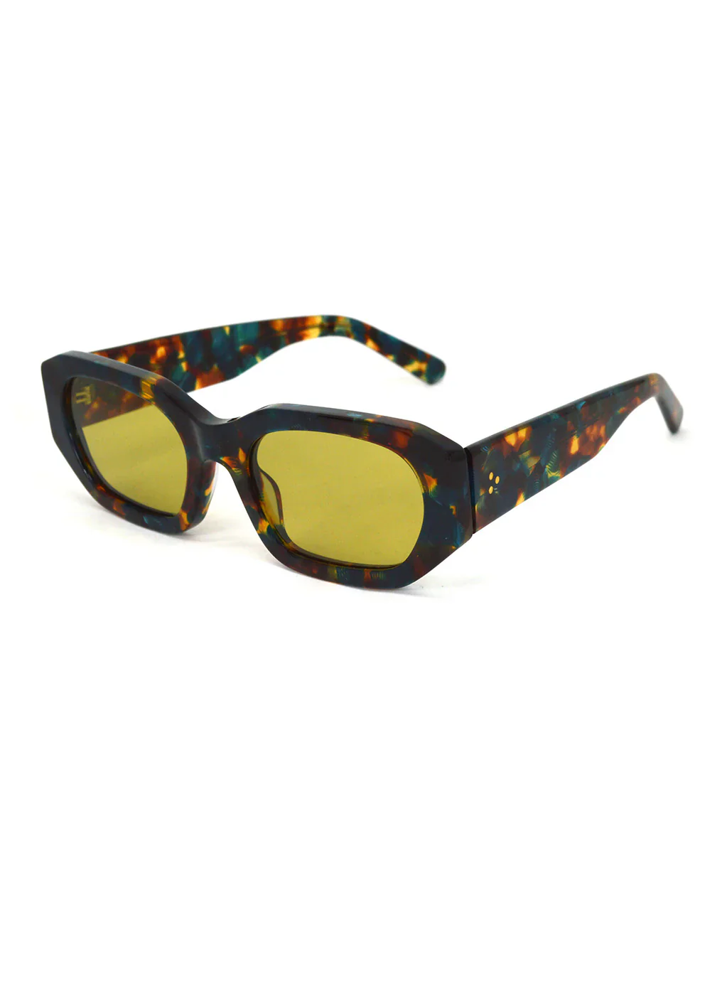 Weareeyes Armonia Sunglasses - Floral Green/Yellow - Image 3