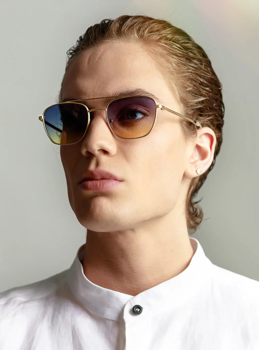 Weareeyes Double D Sunglasses - Gold/Gradient - Image 4