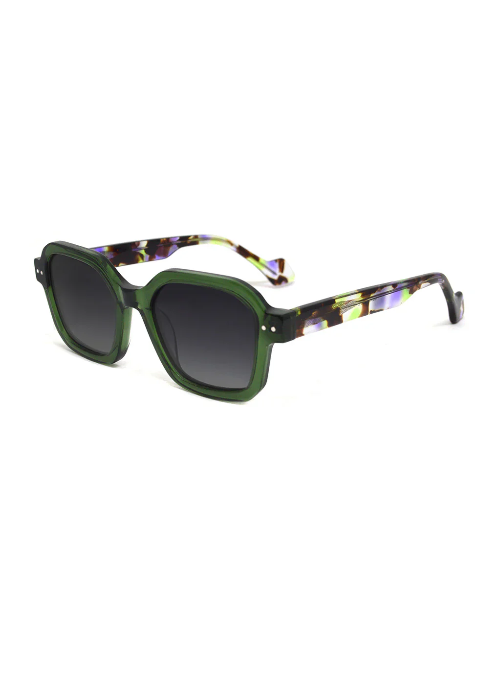 Weareeyes Leto Sunglasses - Green/Black - Image 3