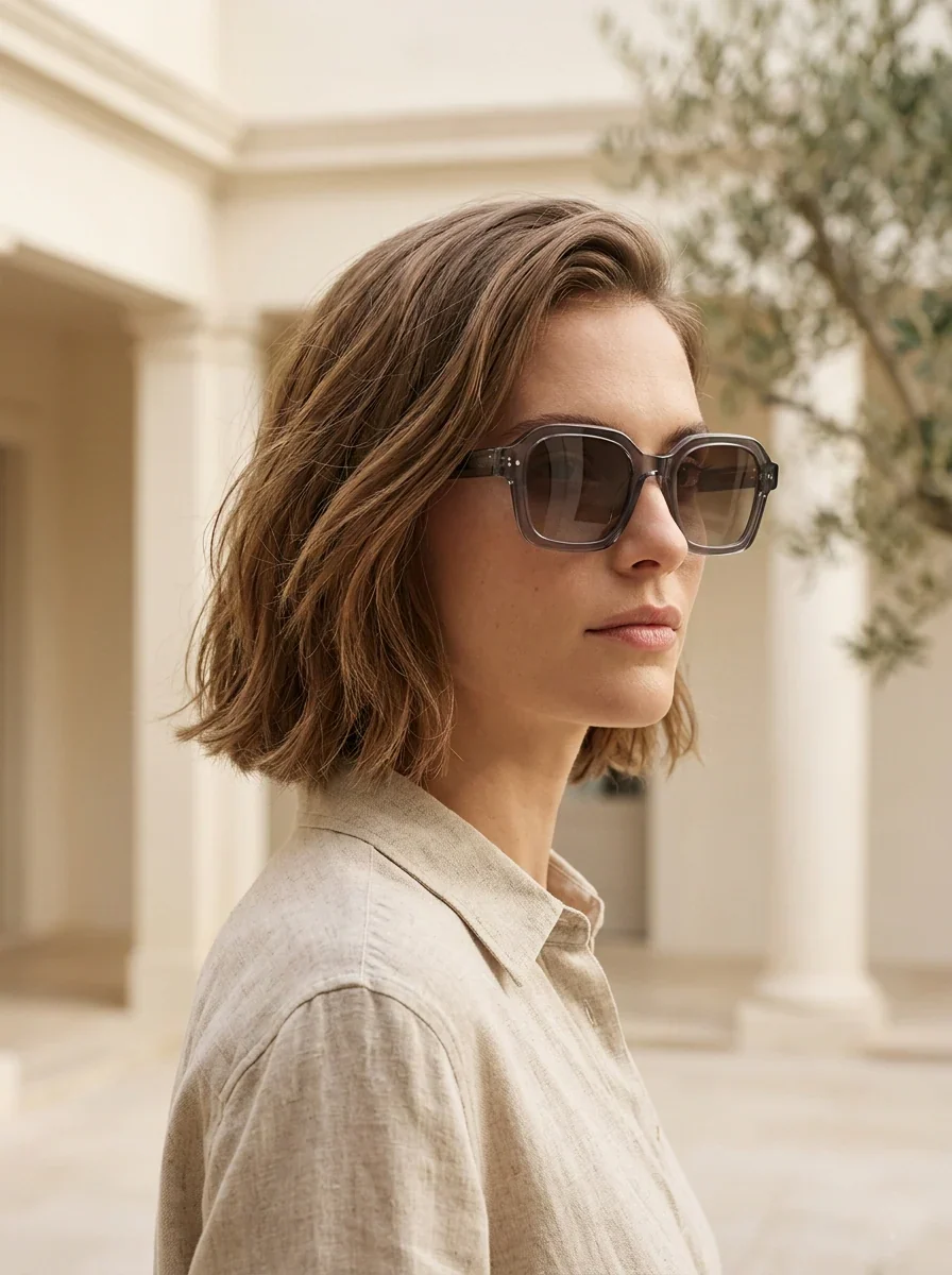 Weareeyes Leto Sunglasses - Grey/Brown - Image 4