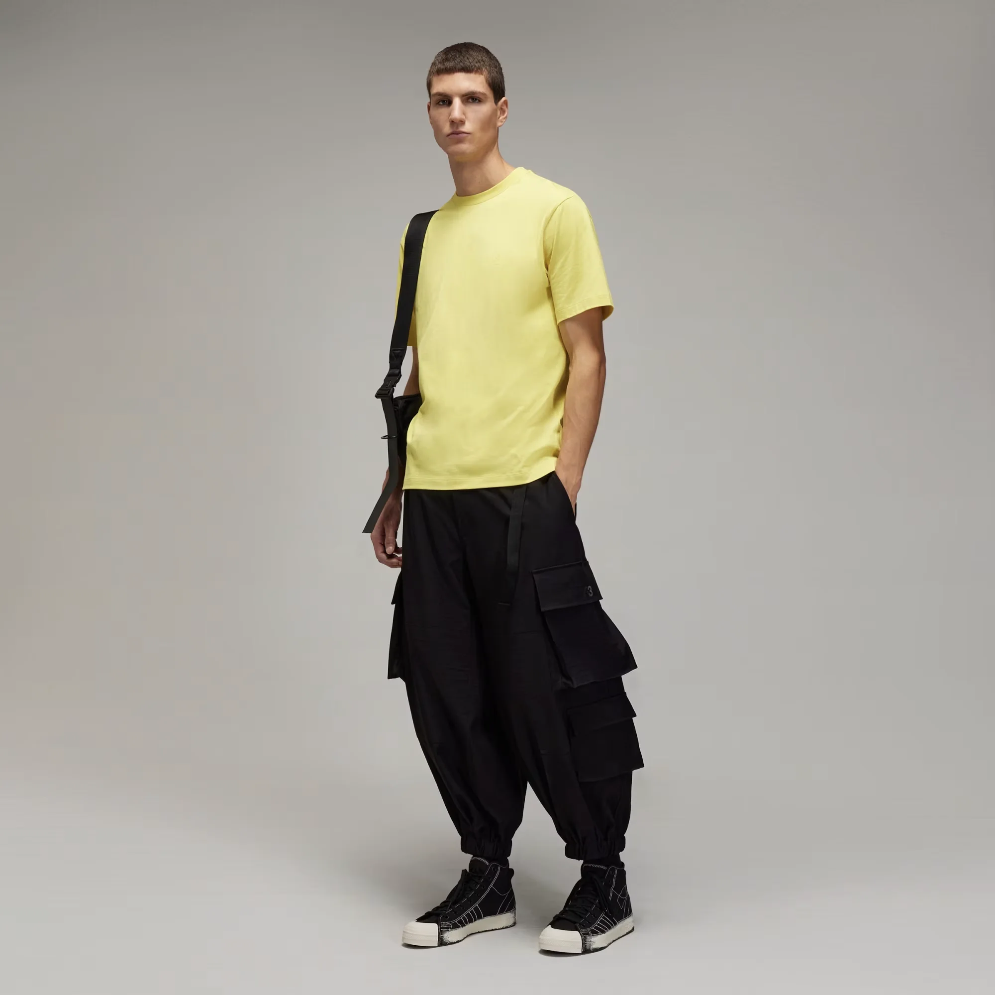 Y-3 REG S/S Tee - Yellow - Image 4