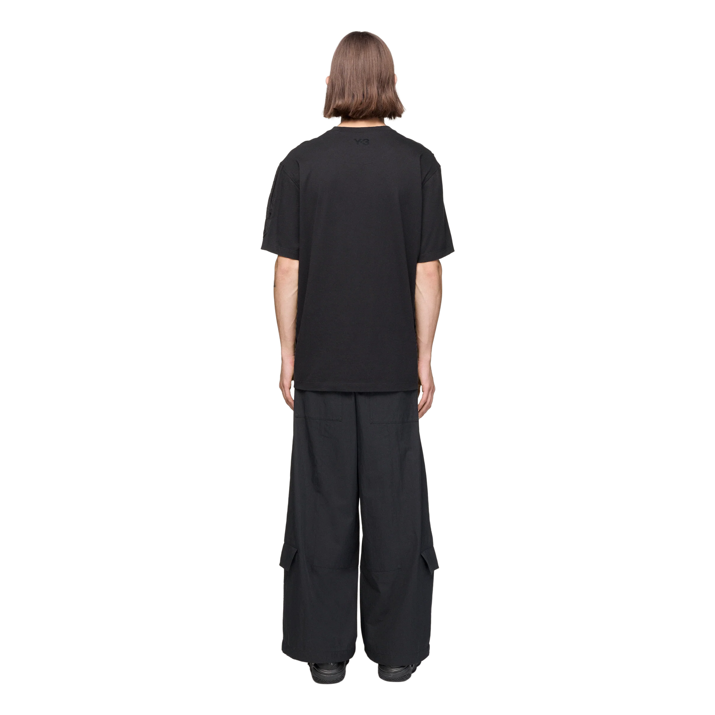 Y-3 Utility Short Sleeve Tee - Black - Image 3