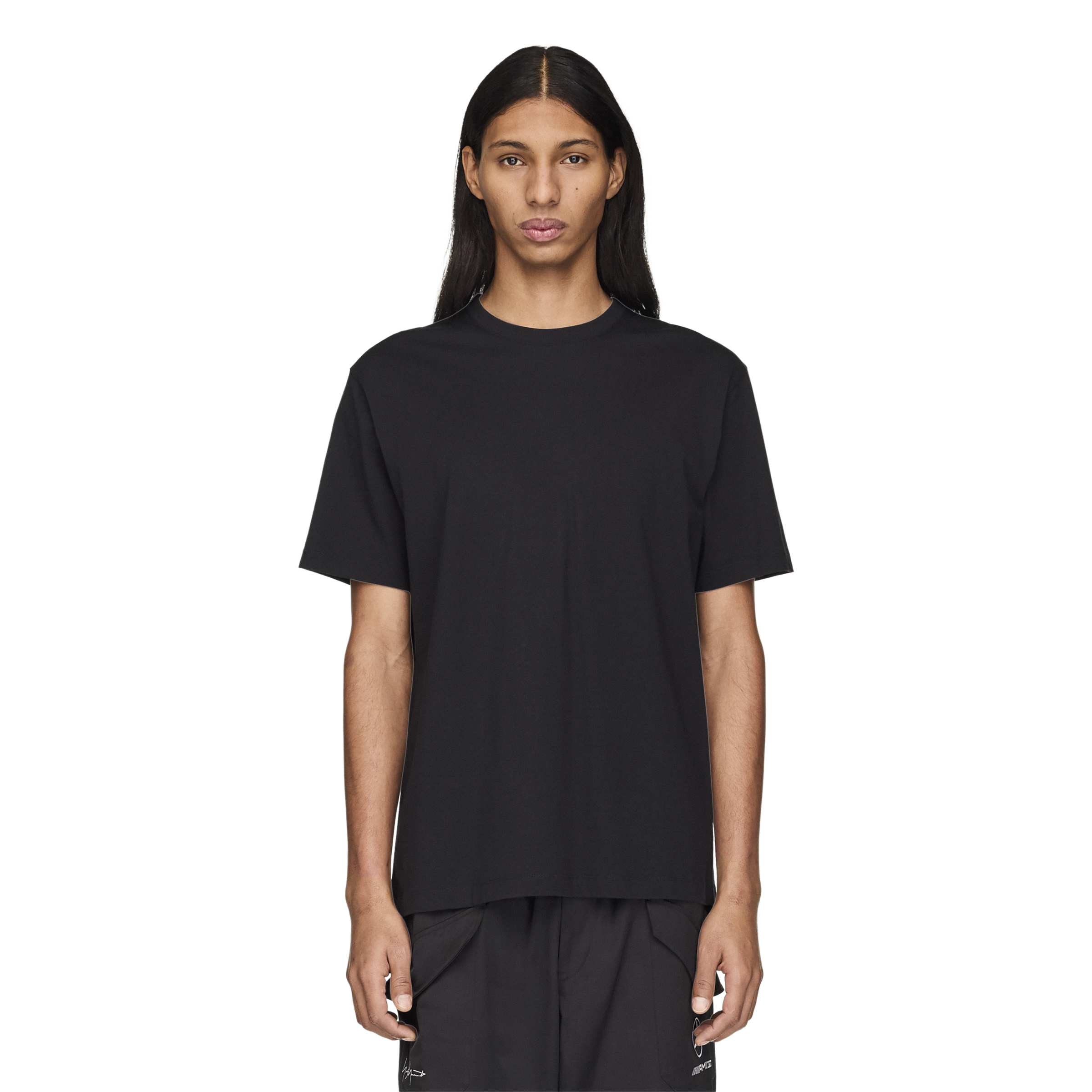 Y-3 x Mercedes-AMG PETRONAS F1 Logo Stack SS Tee - Black - Image 2
