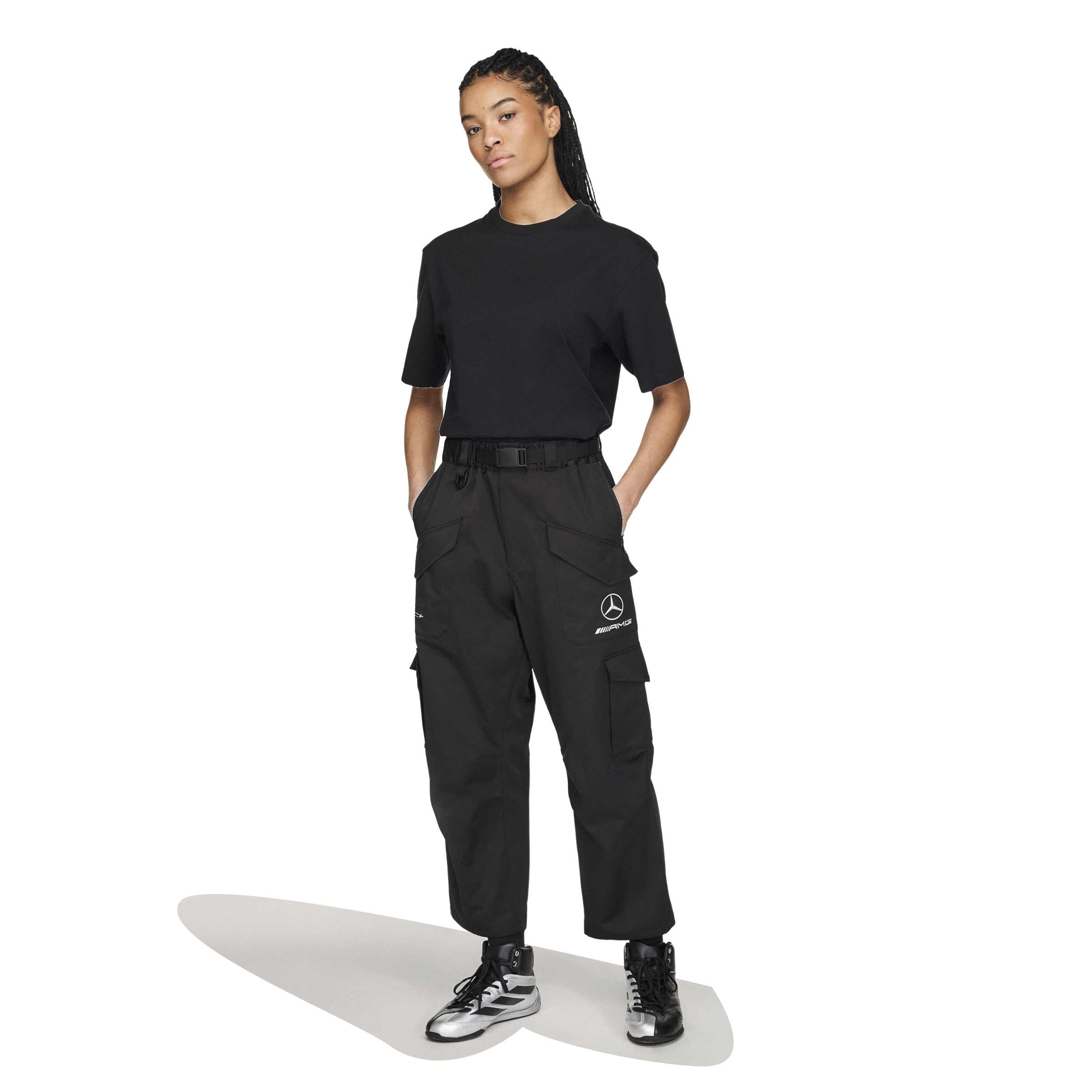 Y-3 x Mercedes-AMG PETRONAS F1 Logo Stack SS Tee - Black - Image 5