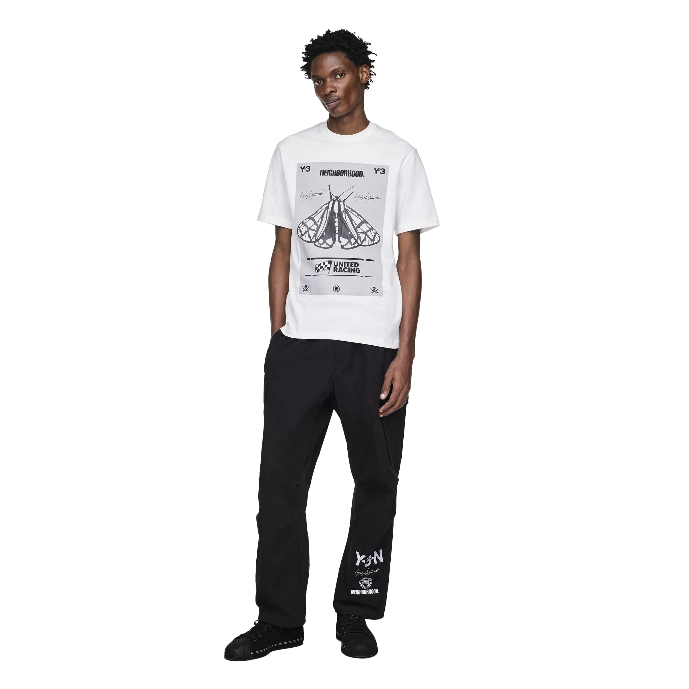 Y-3 x NEIGHBORHOOD Graphic Tee - White - Image 4
