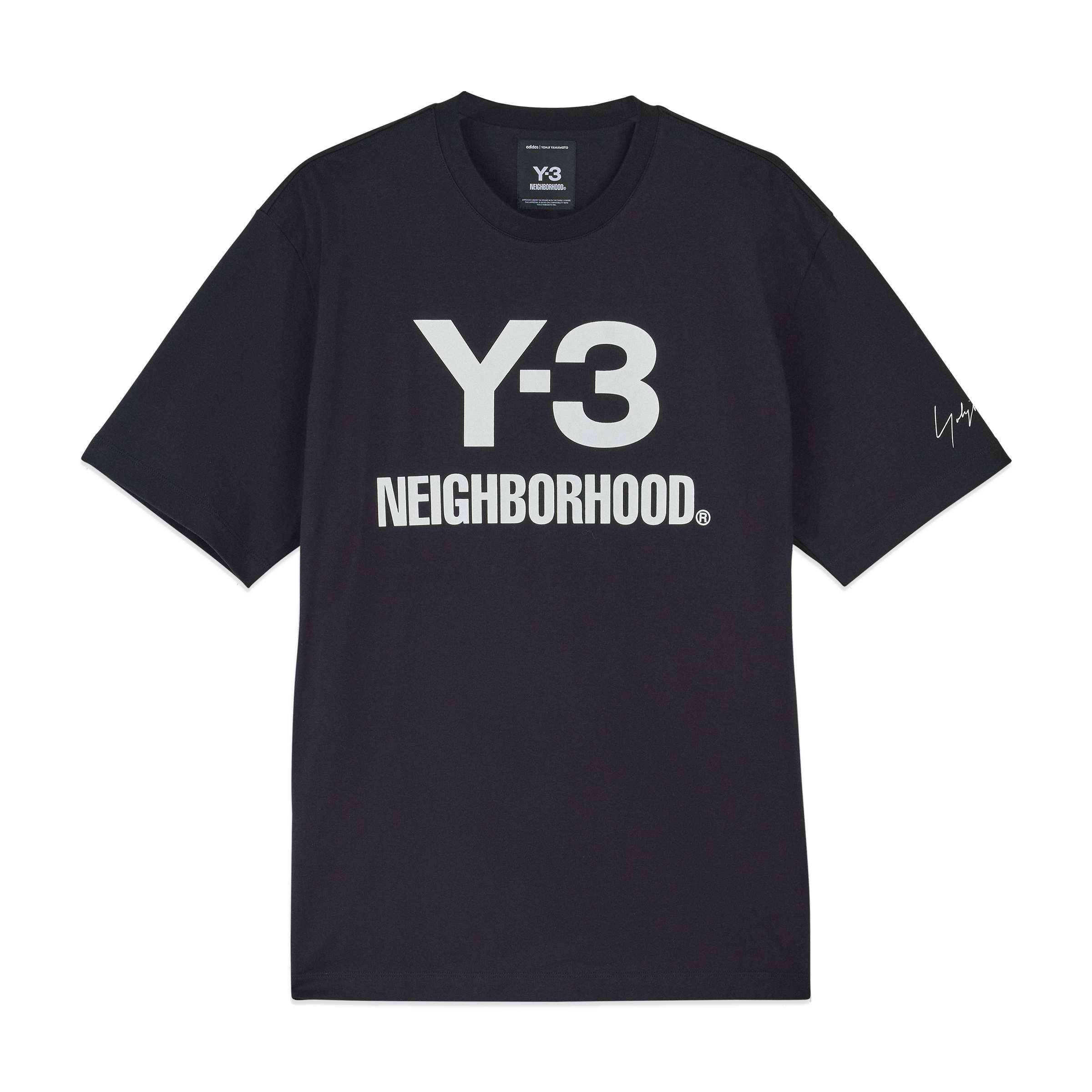 Y-3 x NEIGHBORHOOD Logo Tee - Black - Image 6