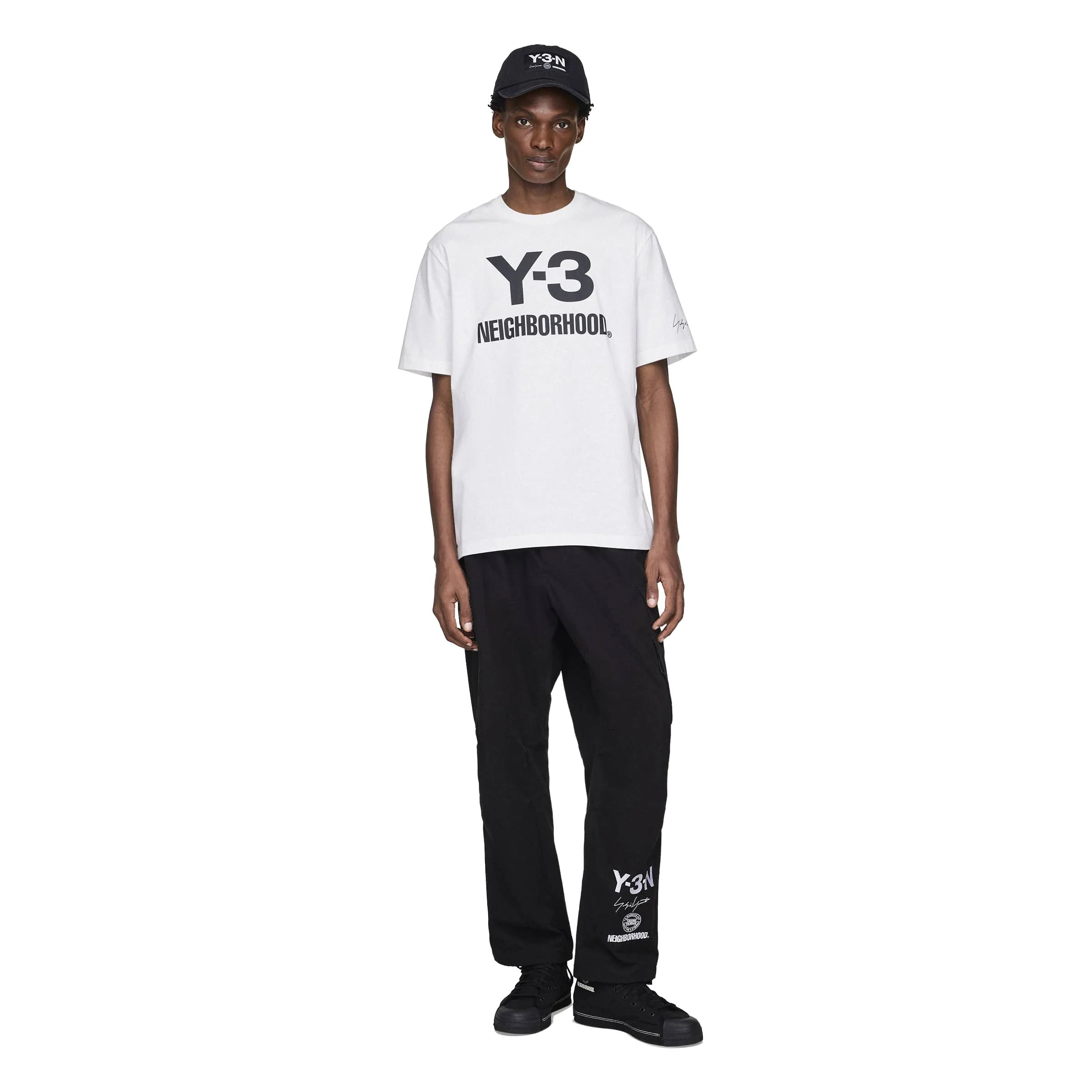 Y-3 x NEIGHBORHOOD Logo Tee - White - Image 4