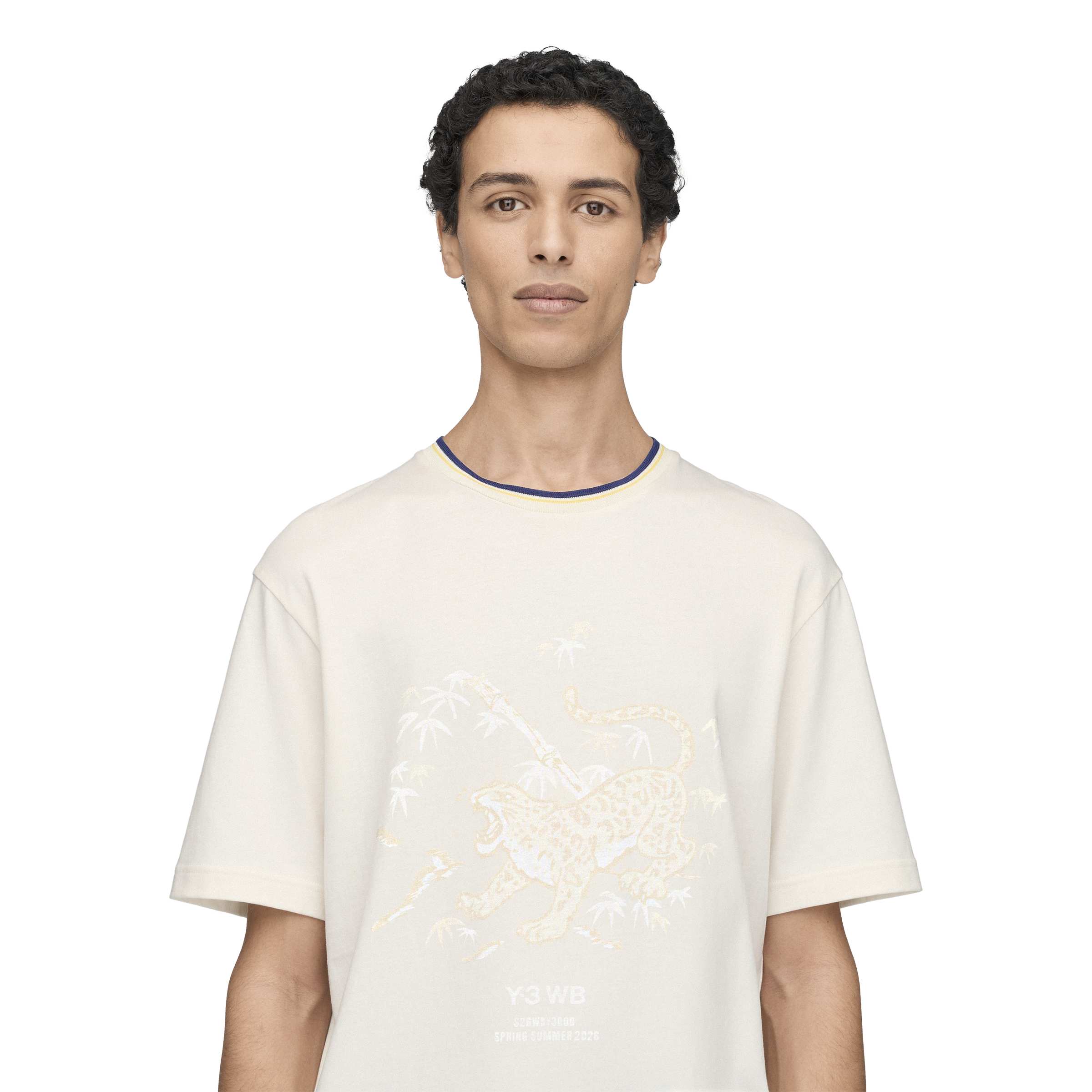 Y-3 x Wales Bonner Graphic Tee - Chalk White - Image 6